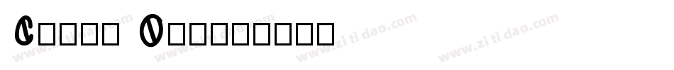 Cross Out字体转换